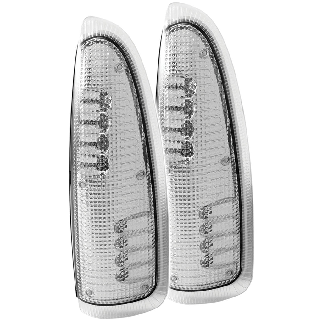 Led-Mirror-Lights-2003-2007-Ford-Excursion-Led-Mirror-Lights-Clear-W-Amber-Led