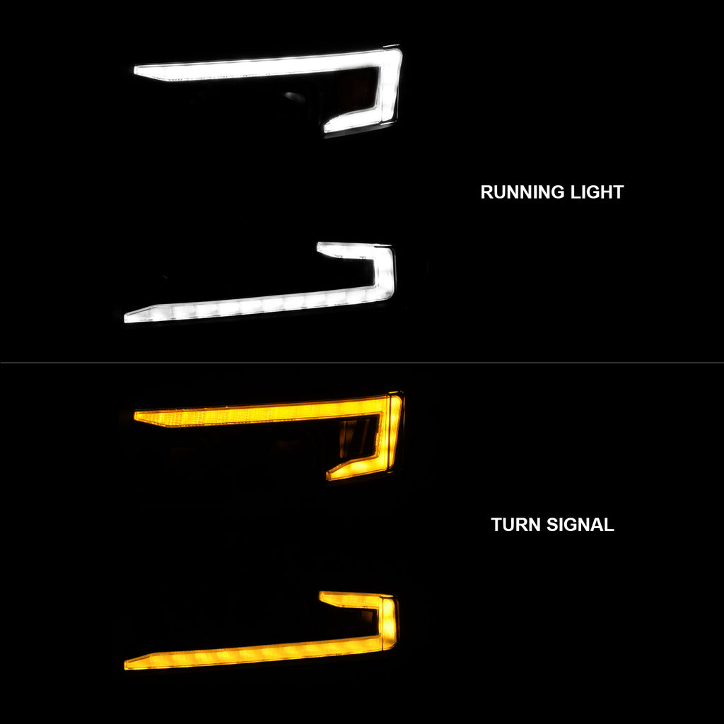 Led-Projector-Headlights-Sequential-Signal-Black-W-Initiation-Feature(Driver-Side-Only)-;-19-22-Silverado-1500
