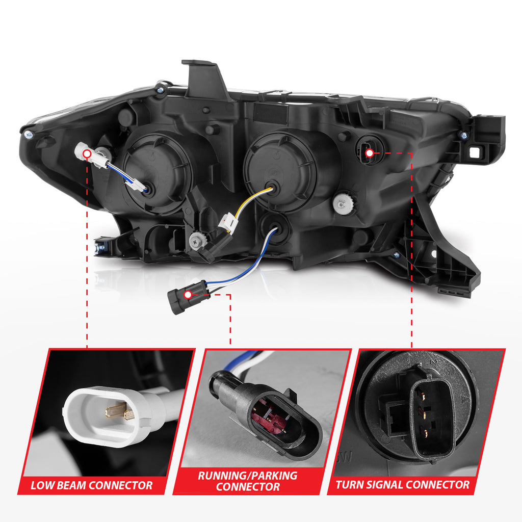Led-Projector-Headlights-W-Initiation-Feature-And-Sequential-Signal-Black-Housing--Clear-Lens-;-16-23-Tacoma-With-Halogen-Drl
