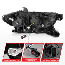 Load image into Gallery viewer, Led-Projector-Headlights-W-Initiation-Feature-And-Sequential-Signal-Black-Housing--Clear-Lens-;-16-23-Tacoma-With-Halogen-Drl