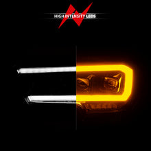 Load image into Gallery viewer, Led-Projector-Headlights-W-Initiation-Feature-And-Sequential-Signal-Black-Housing--Clear-Lens-;-16-23-Tacoma-With-Halogen-Drl