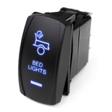 Race Sport RSLE39B LED Rocker Switch w/ Blue LED Radiance (Bed Lights)
