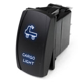 Race Sport RSLJ68B LED Rocker Switch w/ Blue LED Radiance (Cargo Light)