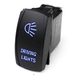 Race Sport RSLJ7B LED Rocker Switch w/ Blue LED Radiance (Driving Lights)