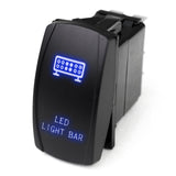 Race Sport RSLJ10B LED Rocker Switch w/ Blue LED Radiance (LED Light Bar)