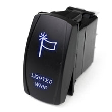 Load image into Gallery viewer, Led-Rocker-Switch-W-Blue-Led-Radiance-(Lighted-Whip)