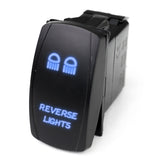 Race Sport RSLE22B LED Rocker Switch w/ Blue LED Radiance (Reverse Lights)