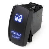 Race Sport RSLJ13B LED Rocker Switch w/ Blue LED Radiance (Reverse Lights)
