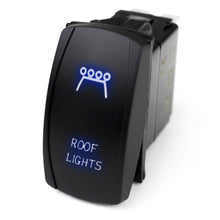 Load image into Gallery viewer, Led-Rocker-Switch-W-Blue-Led-Radiance-(Roof-Lights)