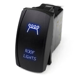 Race Sport RSLJ15B LED Rocker Switch w/ Blue LED Radiance (Roof Lights)