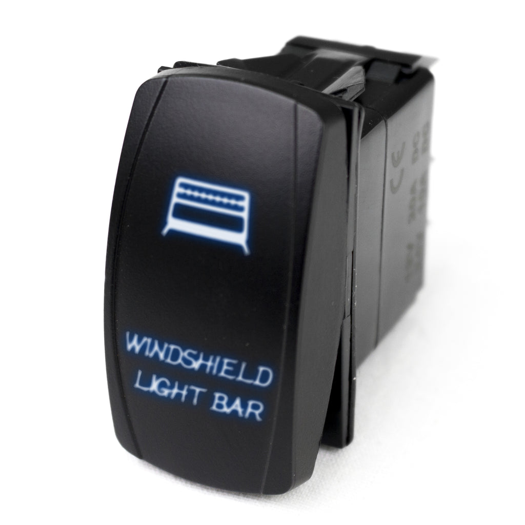 Led-Rocker-Switch-W-Blue-Led-Radiance-(Windshield-Light-Bar)