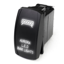 Load image into Gallery viewer, Led-Rocker-Switch-W-White-Led-Radiance-(Aurora-Led-Bar-Lights)