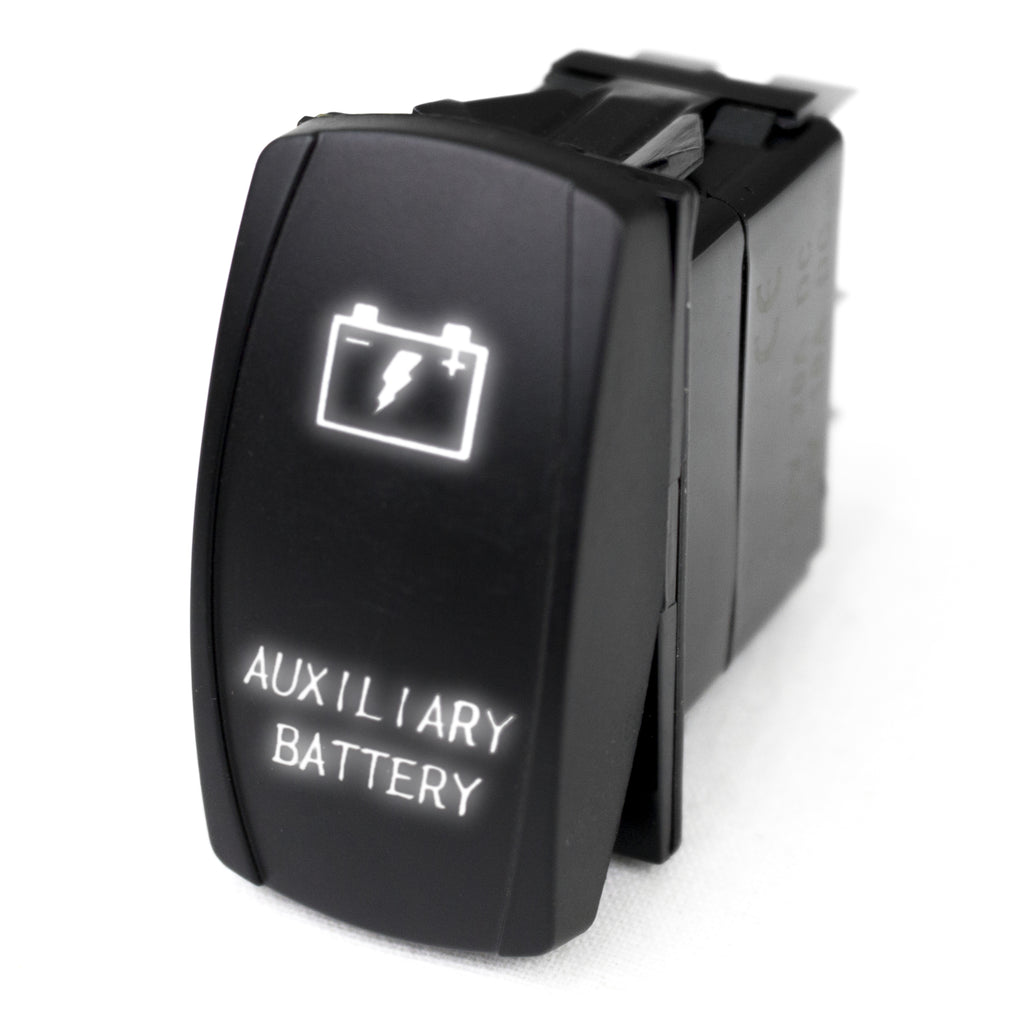 Led-Rocker-Switch-W-White-Led-Radiance-(Auxiliary-Battery)