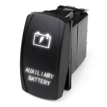 Load image into Gallery viewer, Led-Rocker-Switch-W-White-Led-Radiance-(Auxiliary-Battery)