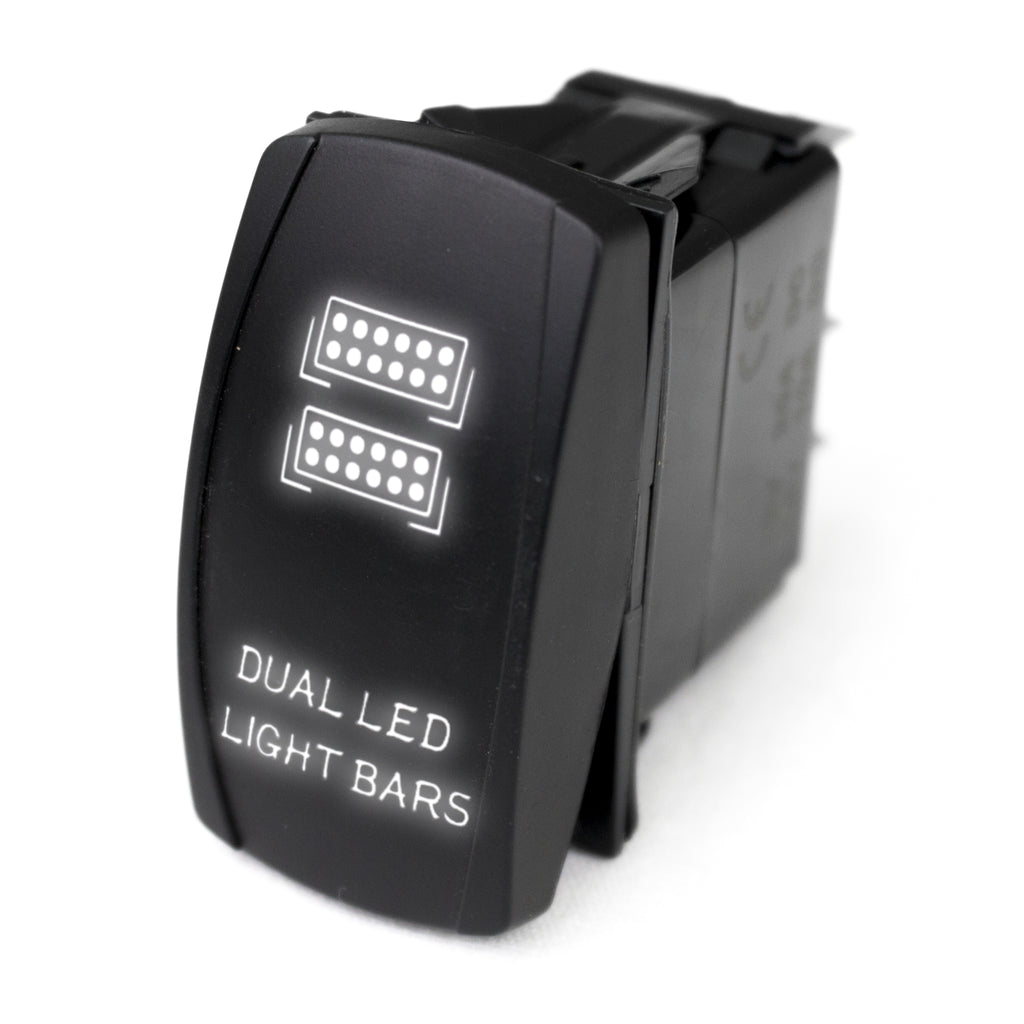Led-Rocker-Switch-W-White-Led-Radiance-(Dual-Led-Light-Bar)