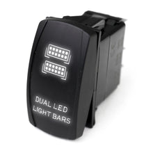 Load image into Gallery viewer, Led-Rocker-Switch-W-White-Led-Radiance-(Dual-Led-Light-Bar)