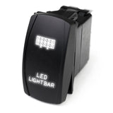 Race Sport RSLE21W LED Rocker Switch w/ White LED Radiance (LED Light Bar)