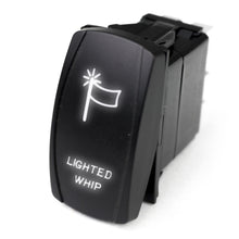 Load image into Gallery viewer, Led-Rocker-Switch-W-White-Led-Radiance-(Lighted-Whip)