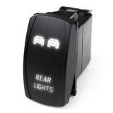 Race Sport RSLJ60W LED Rocker Switch w/ White LED Radiance (Rear Lights)