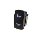 Race Sport RSTHRSB  Led Rocker Switch With Blue Led Radiance - Train Horn