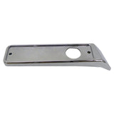 Crown Automotive J5465791 Left Front Side Marker Lamp Base for 1974-1991 Jeep SJ, J-Series; Chrome