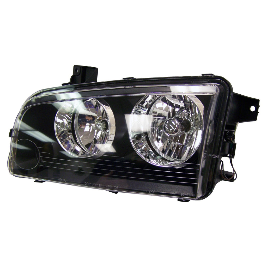 Left-Halogen-Headlight-For-2008-2010-Dodge-Lx-Charger;-Incl.-Bulbs--Harness
