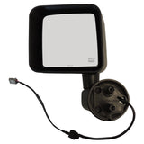 Crown Automotive 5182183AA Left Power Heated Convex Door Mirror for 11/13 Jeep JK Wrangler (Export Only)