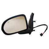 Crown Automotive 5115047AH Left Power Heated, Fold-Away Mirror for 07-15 MK Compass; Black Textured Finish