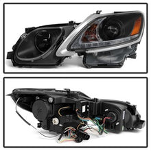 Load image into Gallery viewer, Lexus-Gs-300--350--450-06-11-Headlights---Hid-Model-Only---Black-Pro-Yd-Lg06-Hid-Drl-Bk