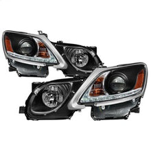 Load image into Gallery viewer, Lexus-Gs-300--350--450-06-11-Headlights---Hid-Model-Only---Black-Pro-Yd-Lg06-Hid-Drl-Bk