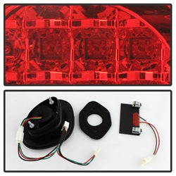 Lexus-Gs-300400-98-05-Led-Tail-Lights-Red-Clear-Alt-Yd-Lgs98-Led-Rc