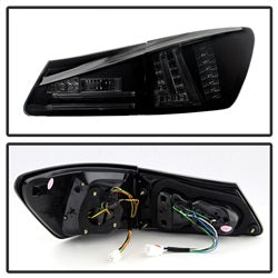 Lexus-Is250-06-08-Led-Tail-Lights-Black-Smoke-Alt-Yd-Lis06-Led-Bsm