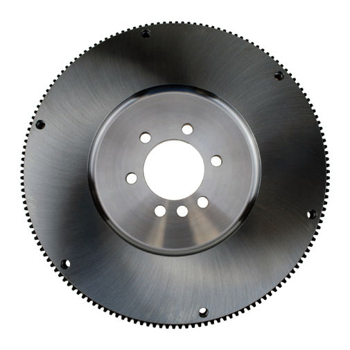 Lightweight-Steel-Flywheel-Chevy-Pre86--0-Bal.--153T--Must-Use-8-Spring-Hub