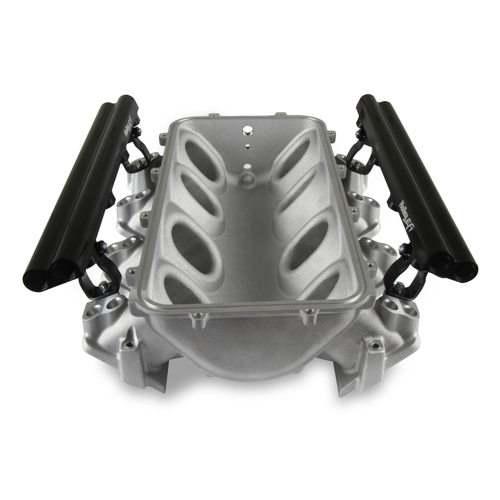 Lo-Ram-Manifold-Base-And-Fuel-Rails-Dual-Fuel-Injector-Gm-Ls3L92
