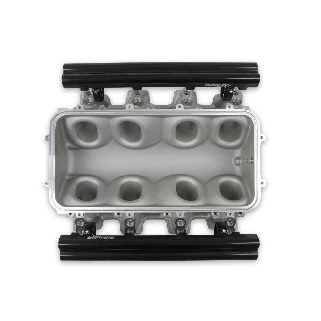 Lo-Ram-Manifold-Base-And-Fuel-Rails-Dual-Fuel-Injector-Gm-Ls3L92