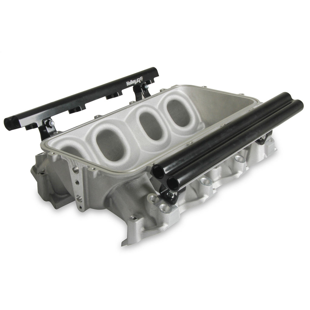 Lo-Ram-Manifold-Base-And-Fuel-Rails-Dual-Fuel-Injector-Gm-Ls3L92