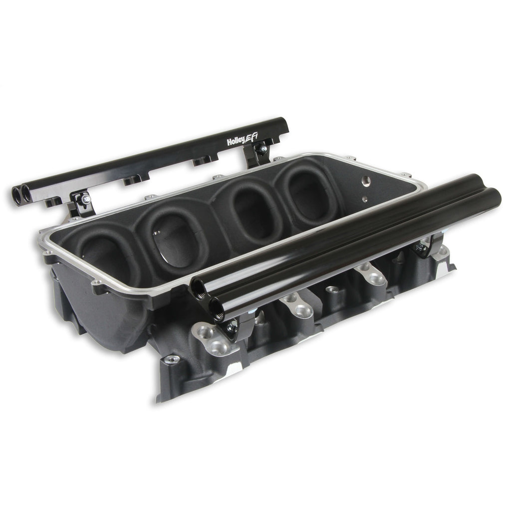 Lo-Ram-Manifold-Base-And-Fuel-Rails-Dual-Fuel-Injector-Gm-Ls3L93