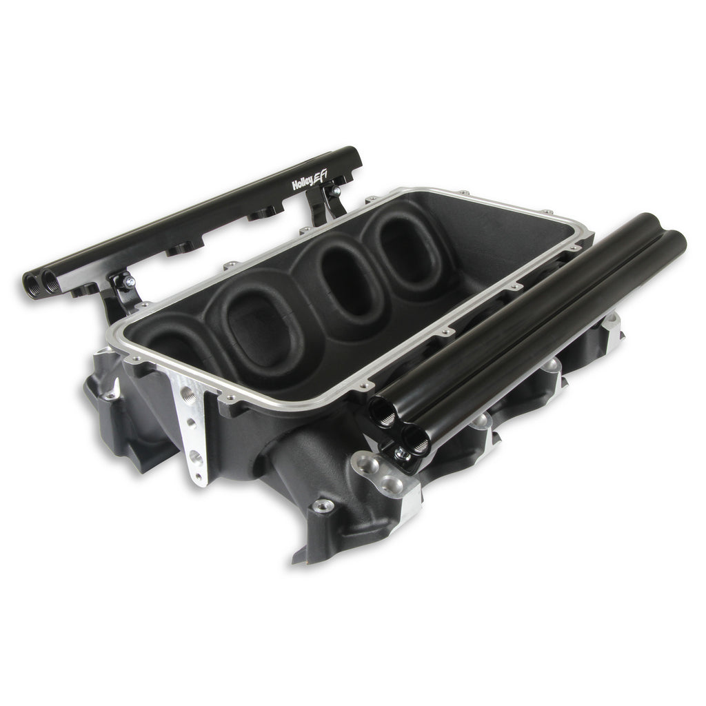 Lo-Ram-Manifold-Base-And-Fuel-Rails-Dual-Fuel-Injector-Gm-Ls3L93