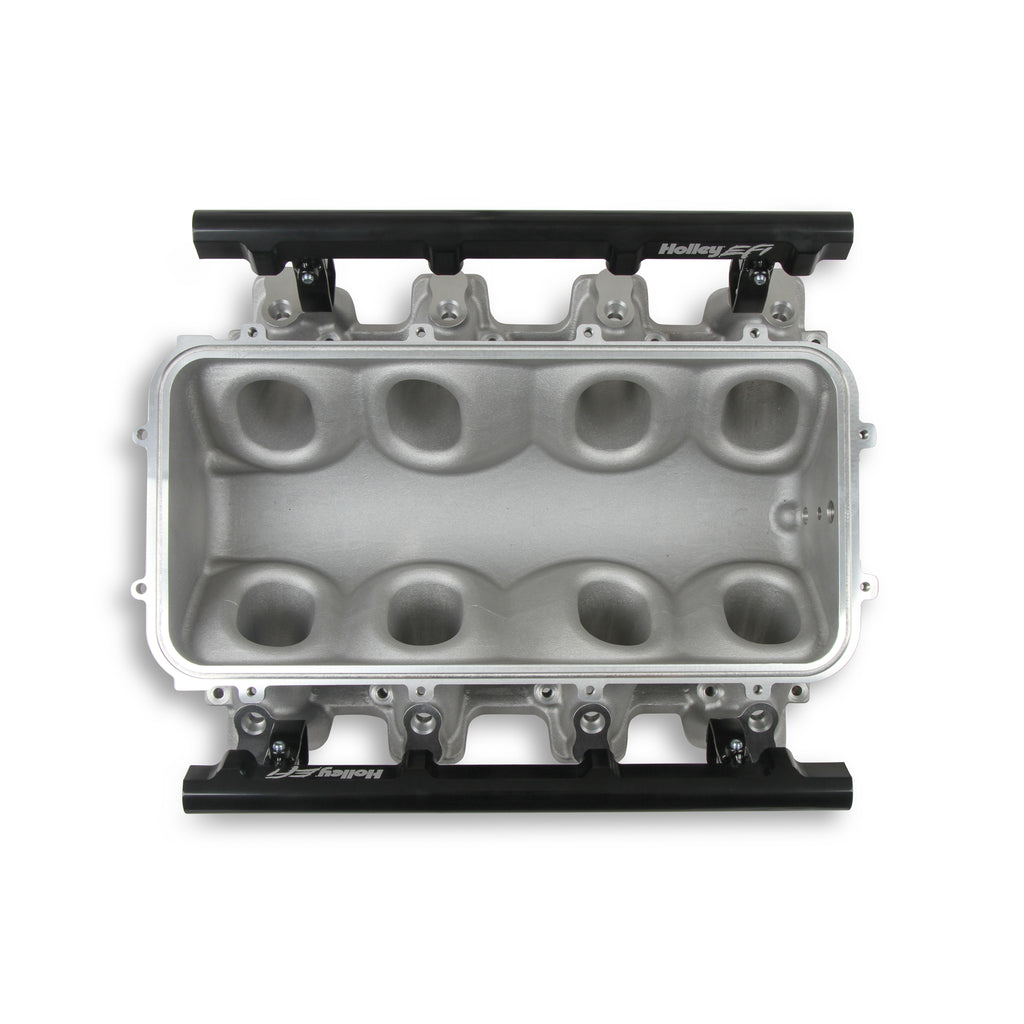 Lo-Ram-Manifold-Base-And-Fuel-Rails-Single-Fuel-Injector-Gm-Ls3L92