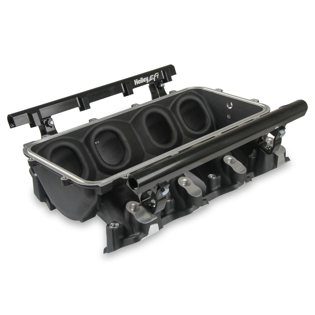Lo-Ram-Manifold-Base-And-Fuel-Rails-Single-Fuel-Injector-Gm-Ls3L93