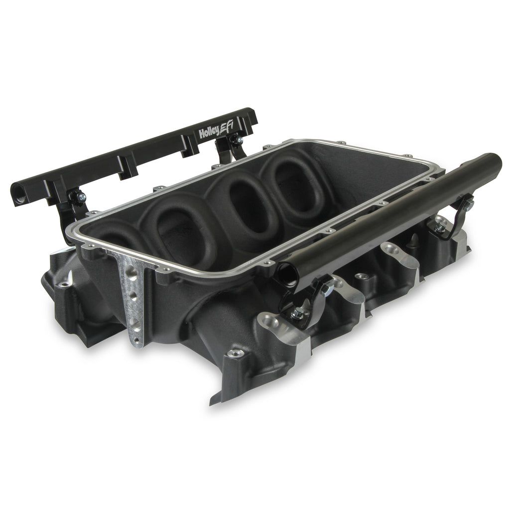 Lo-Ram-Manifold-Base-And-Fuel-Rails-Single-Fuel-Injector-Gm-Ls3L93