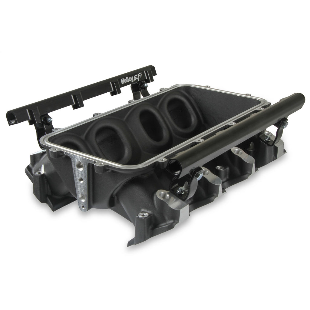 Lo-Ram-Manifold-Base-And-Fuel-Rails-Single-Fuel-Injector-Gm-Ls3L93