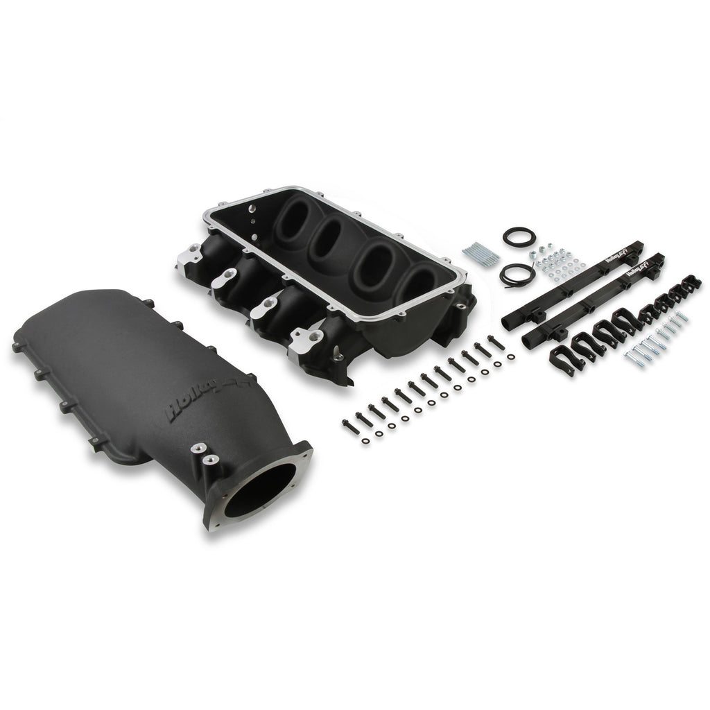 Lo-Ram-Manifold-Kit-Single-Injector--Black---Gm-Ls3L92