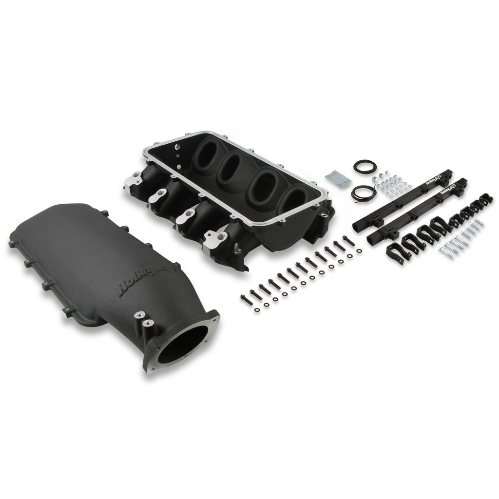 Lo-Ram-Manifold-Kit-Single-Injector--Black---Gm-Ls3L92