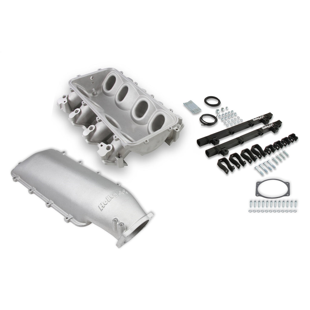 Lo-Ram-Manifold-Kit-Single-Injector--Satin---Gm-Ls3L92