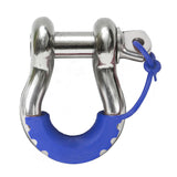 Daystar International KU70058RB Locking D Ring Isolators Blue Pair Daystar