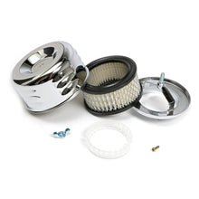 Load image into Gallery viewer, Louvered-Style-Air-Cleaner;-458-In.-Dia.;-2116-In.-Or-258-In.-Neckchrome195964-Pontiac-Engin