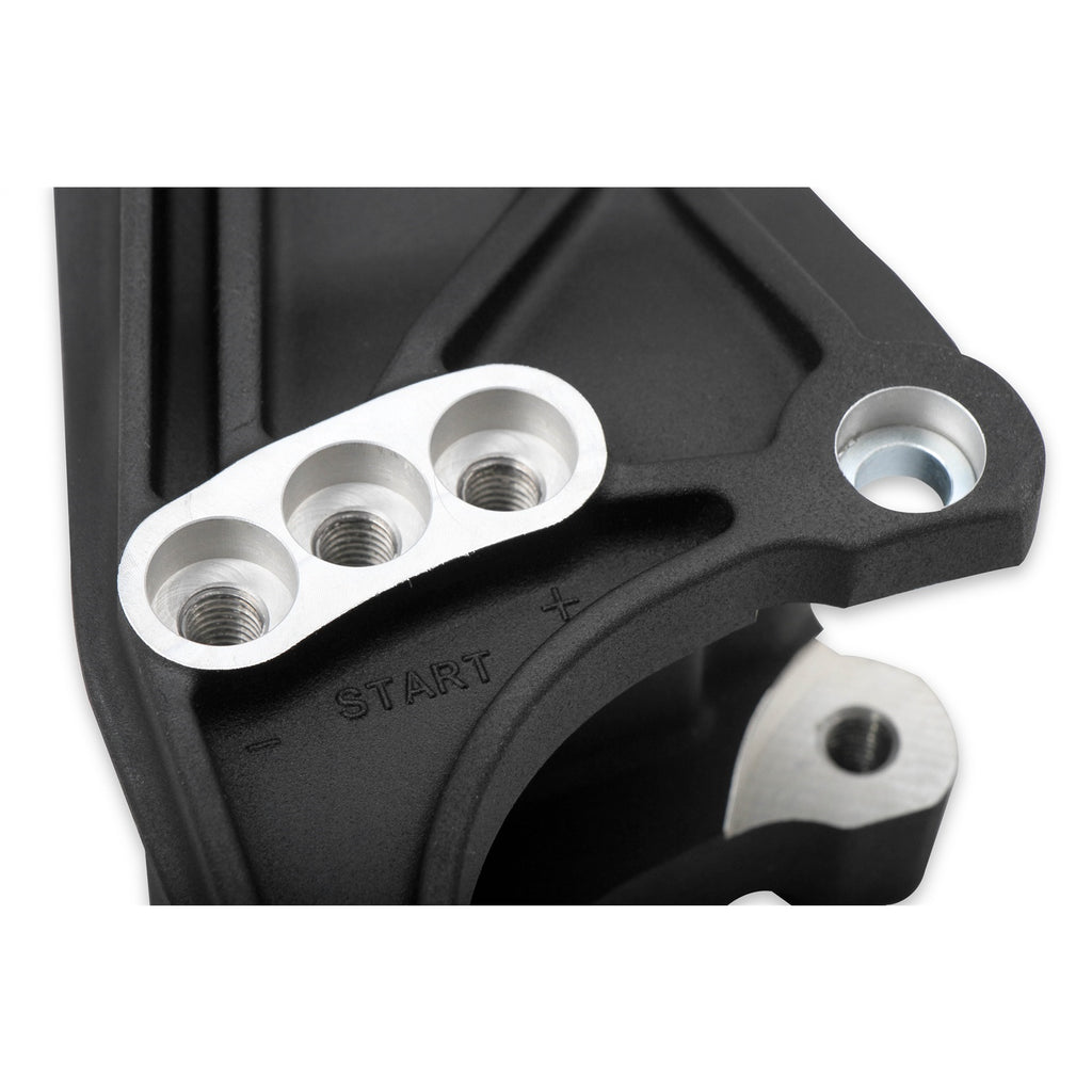 Low-Mount-Ls-Accessory-Drive-Bracket---Drivers-Side-PS--Alt-Bracket-Black