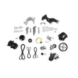 Holley 20-162BK  Low-Mount Ls Complete Accessory Drive System (Alt, P/S & A/C)- Black Finish