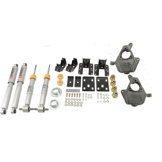 Lowering-Kit-14-ChevGm-SilveradoSierra-All-Cabs-2Wd-3In-To-4In-Front7In-Rear-With-Shocks